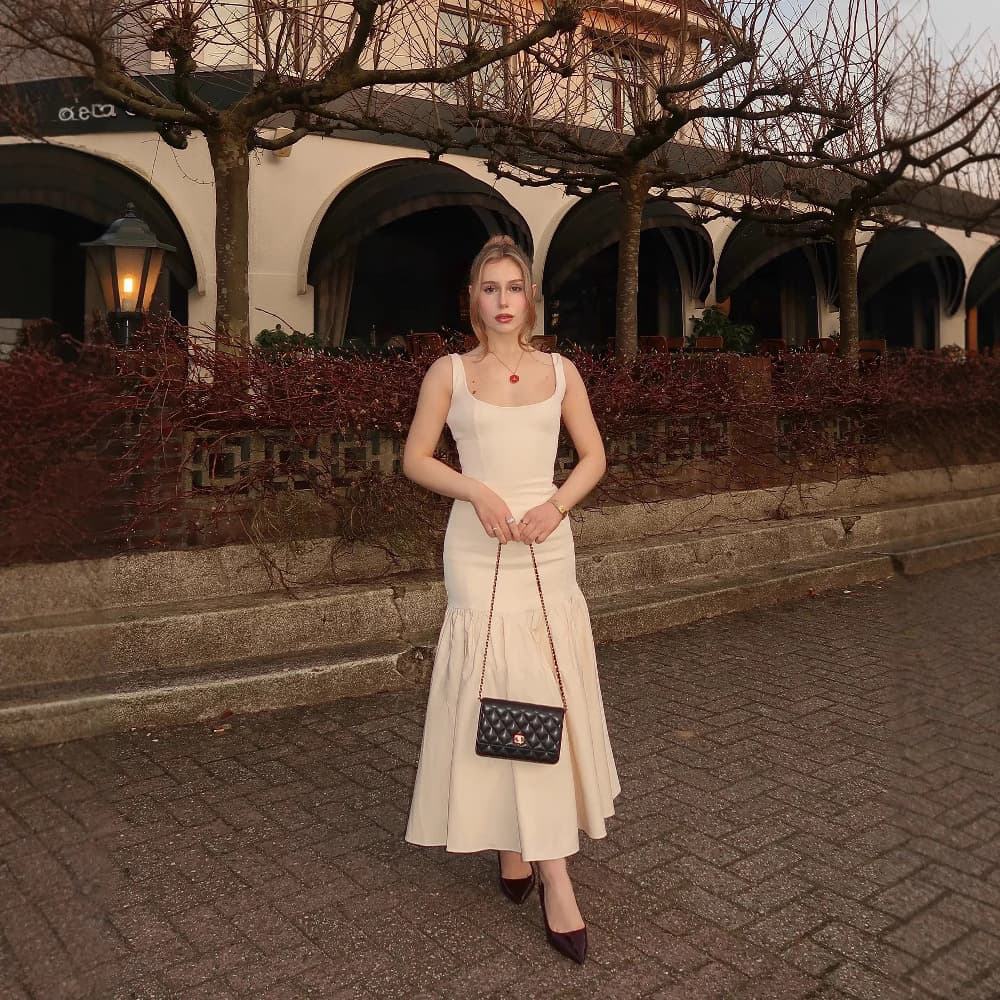 2025 Summer Elegant Vestido Casual Boho Sleeveless Tank Top Fit and Flare Bodycon Ruffle Lounge Long Maxi Dresses for Women Lady