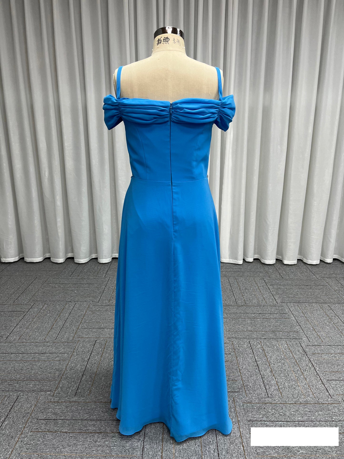 Royal Spaghetti Strap Long Prom Gown Dinner Party Graceful Elegant Women'S Clothing Sky Blue Wedding Evening Dresses