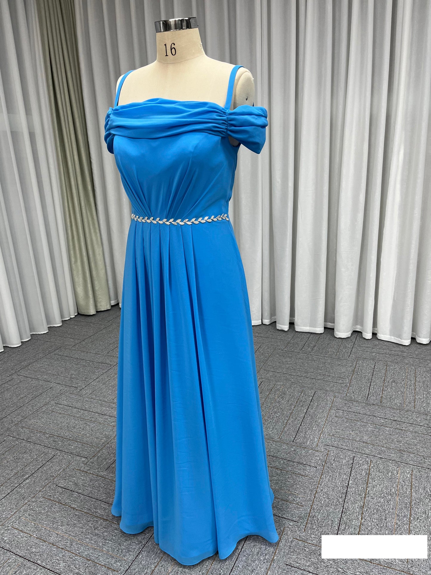 Royal Spaghetti Strap Long Prom Gown Dinner Party Graceful Elegant Women'S Clothing Sky Blue Wedding Evening Dresses