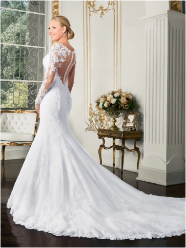 Low Price ODM OEM Romantic Midi Civil Wedding Dress Beaded Wedding Dress